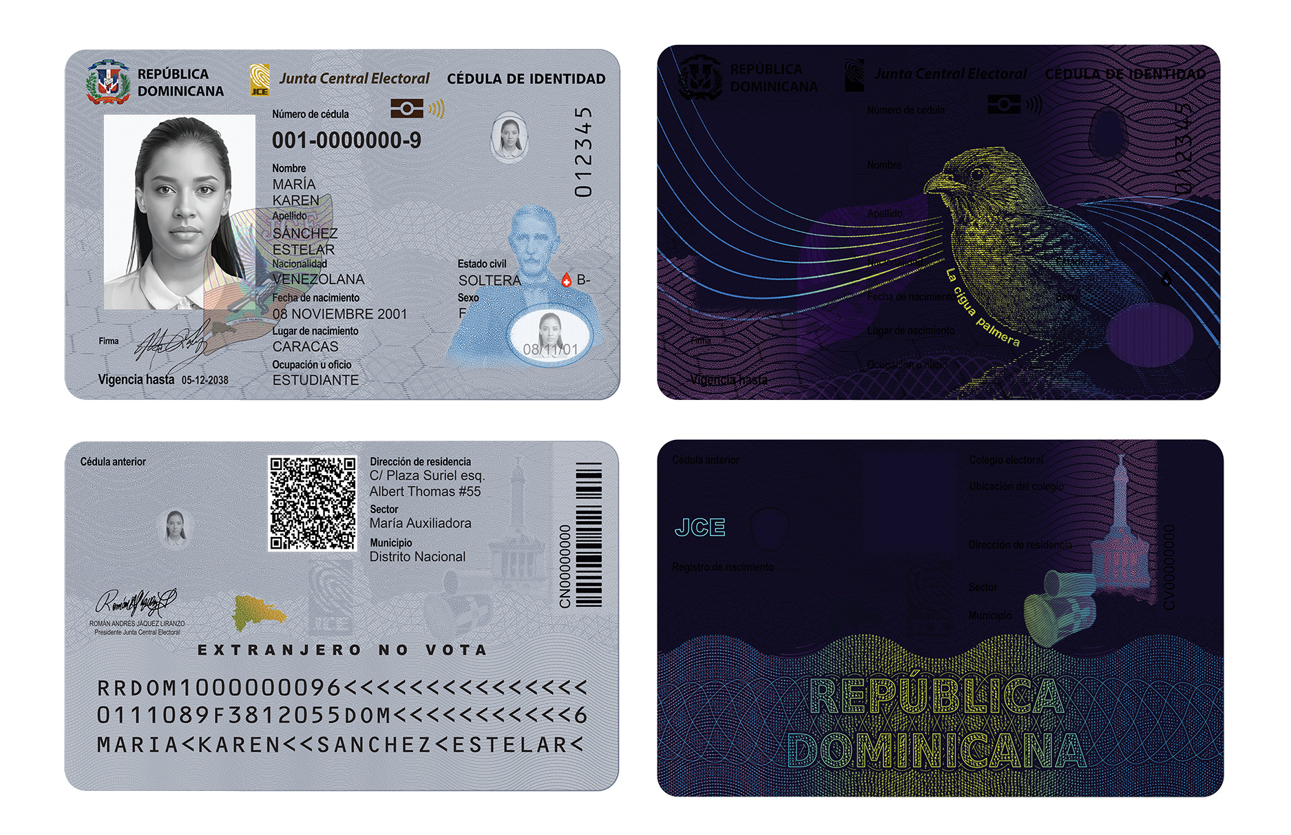 Cédula para extranjeros residentes