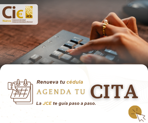 Agendar cita en la JCE